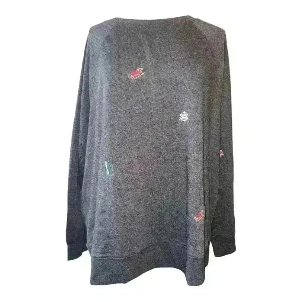 Lou & Grey Ski Lodge Cozy Cotton Terry Sweatshirt - Picture 2 of 5